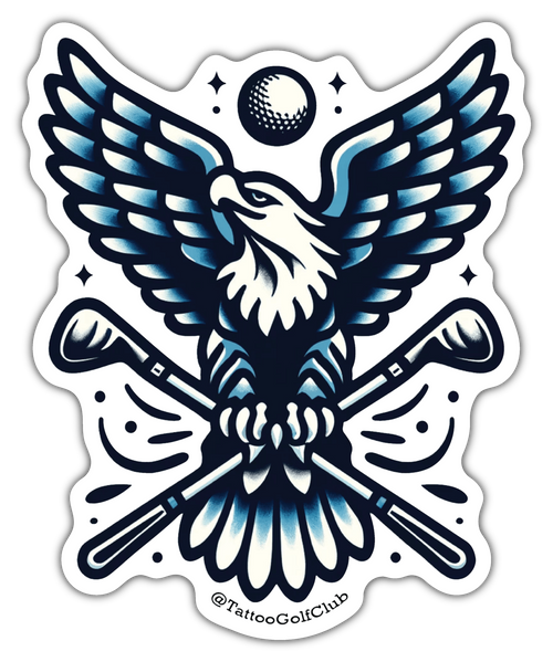 Eagle Flash Art Sticker image 0